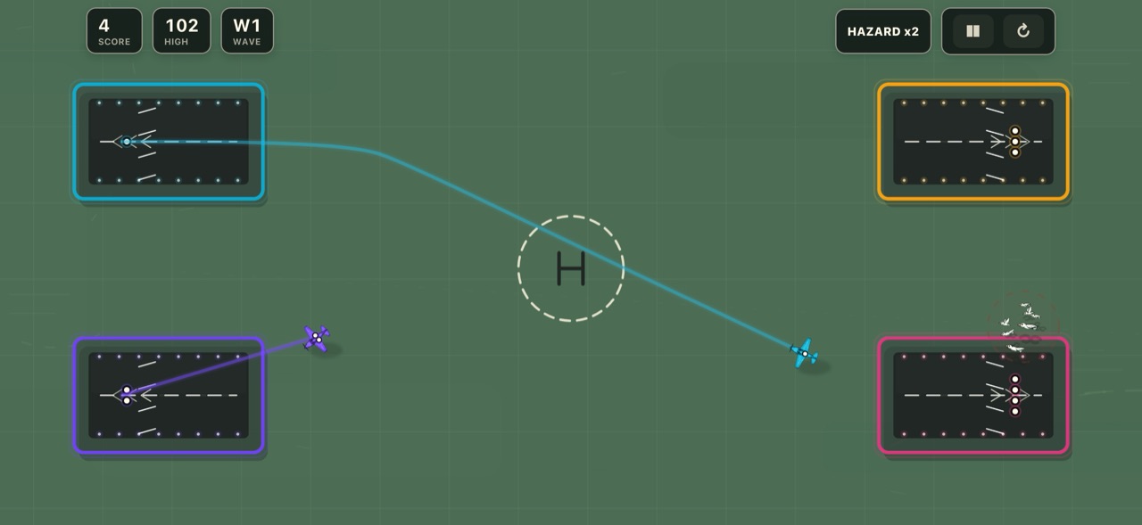 Gridlock: Terminal early wave with open routes