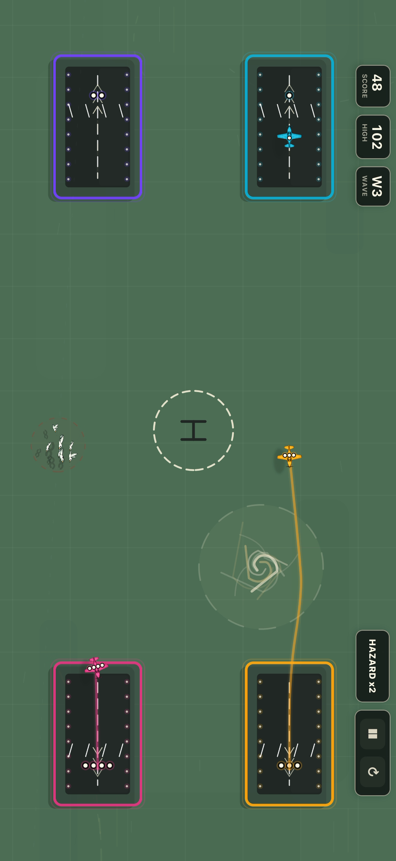 Gridlock: Terminal gameplay preview with aircraft and route planning